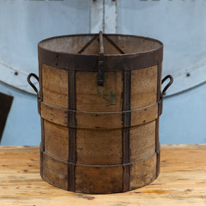 Antique French Grain Measure Bucket