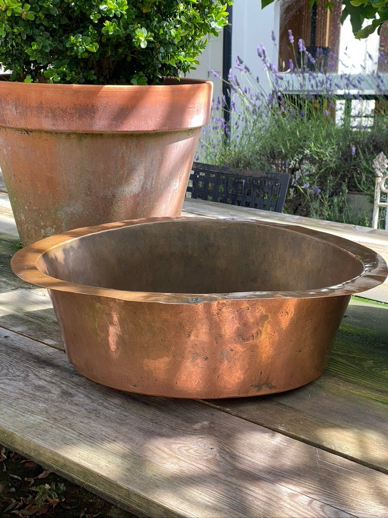 Large French Copper Pan - C13