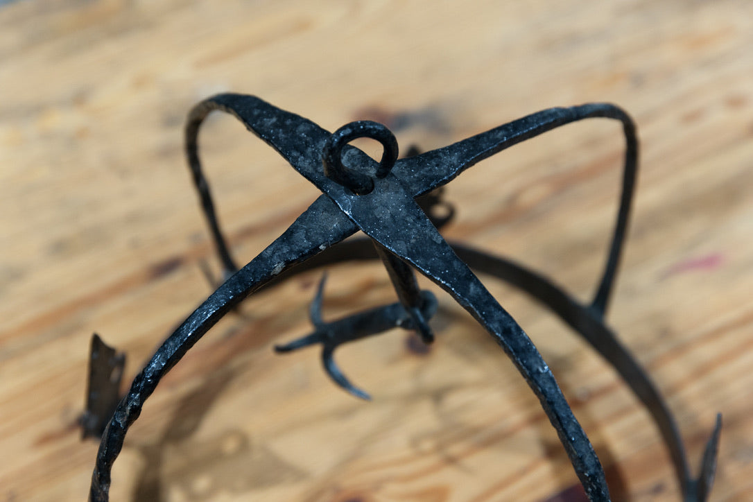 19th Century French Hanging Meat Crown/Game Hook