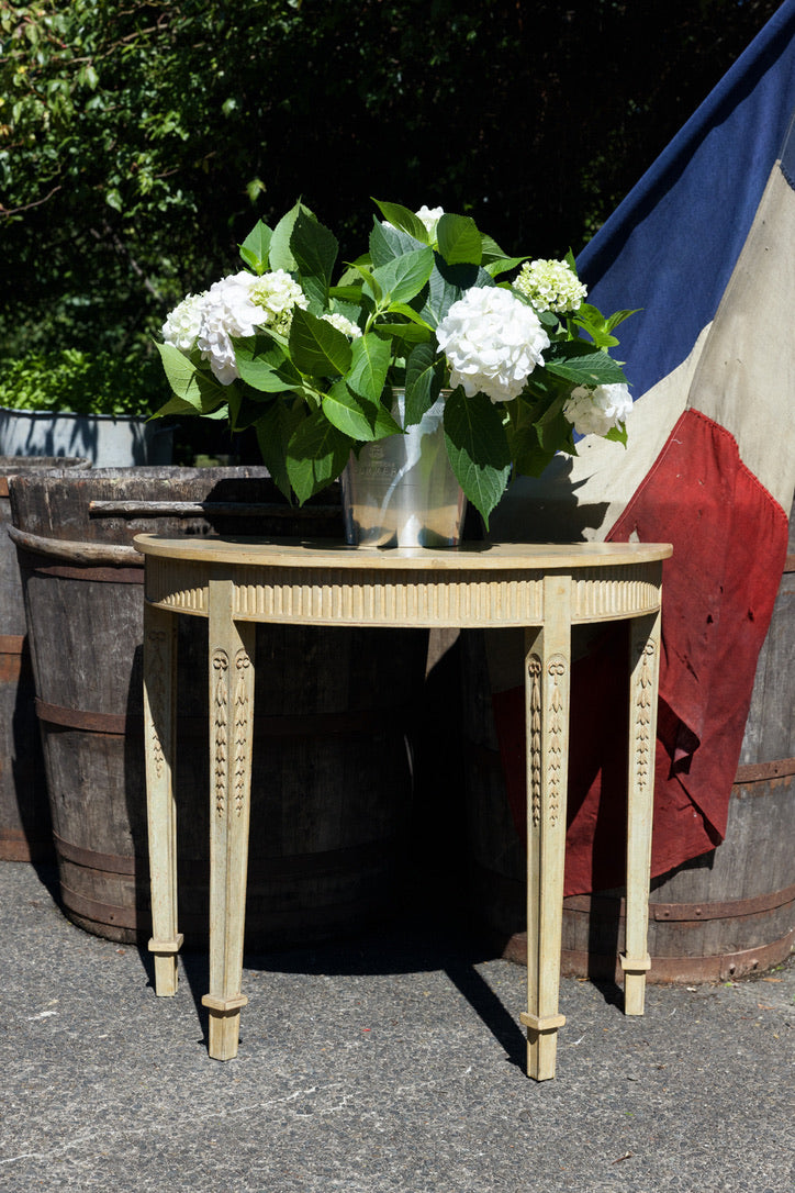 Italian Demi Lune/Console Table