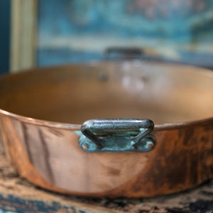 Polished French Copper Pan - C6