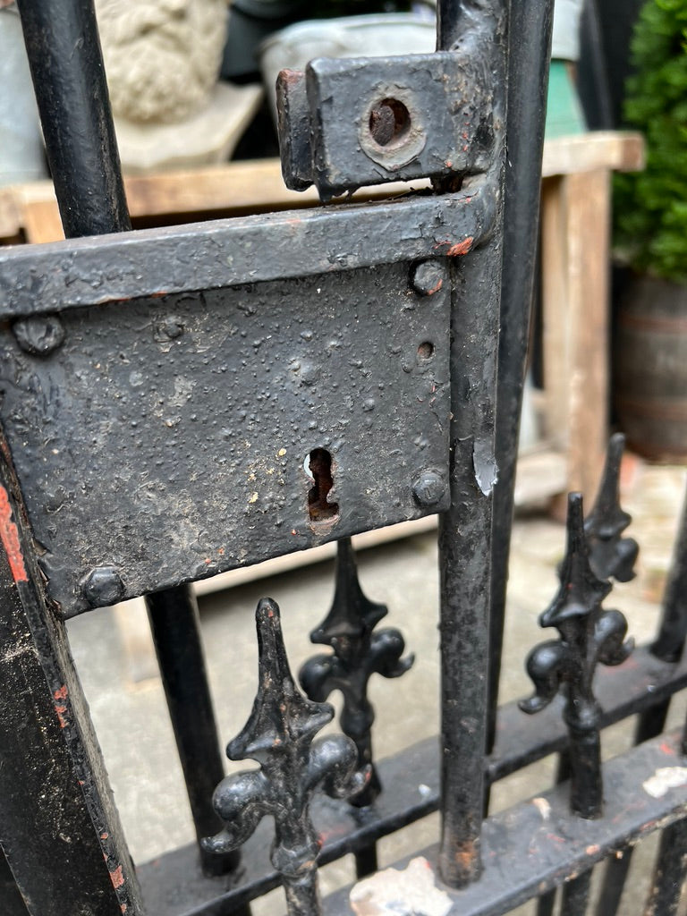 19th Century French Wrought Iron Entrance Gates - No 4