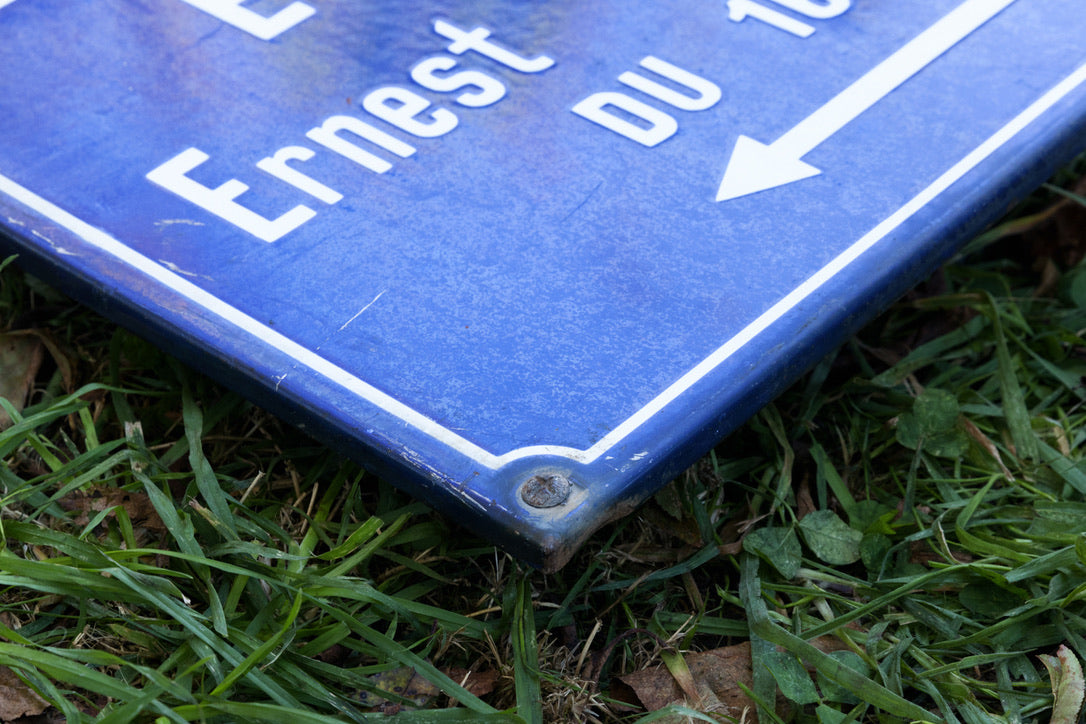 Original French Enamel Street Signs