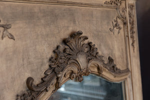 Antique French Trumeau Mirror