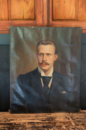 French Oil Portrait Canvas - No 1