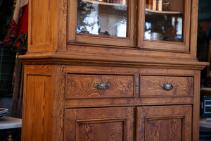 Vintage French Pine Kitchen Cupboard