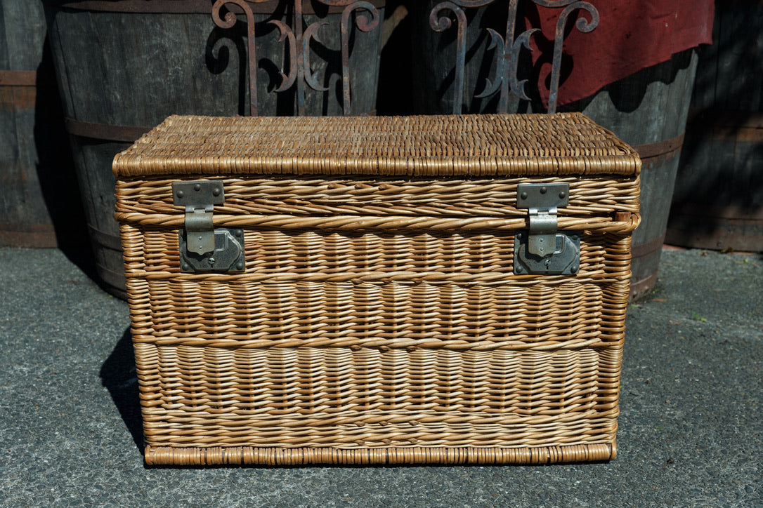 French Cane Hamper/Trunk