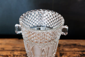 French Mid Century Crystal Champagne Buckets