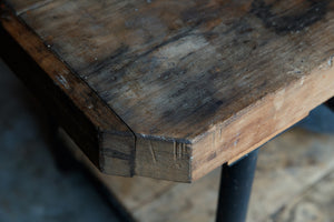 French Industrial Workroom Bench