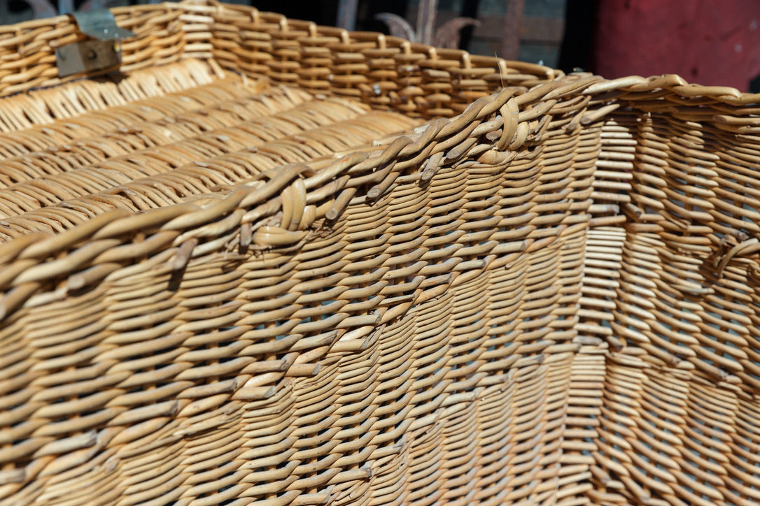 French Cane Hamper/Trunk