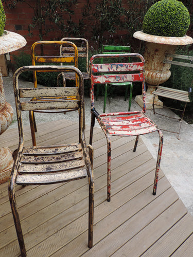 1950s French Industrial Chairs