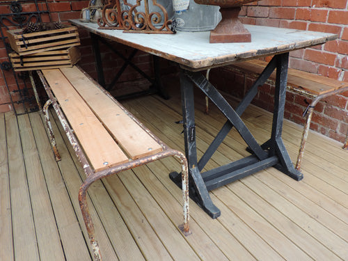 French Table & Bench Seats