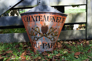 French Zinc Grape Hods - Chateauneuf Du Pape