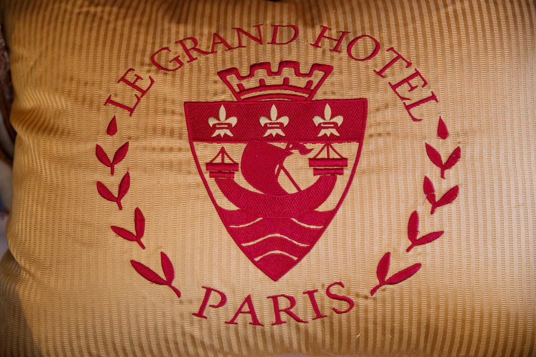 Vintage Le Grand Hotel Paris Cushions