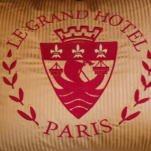 Vintage Le Grand Hotel Paris Cushions