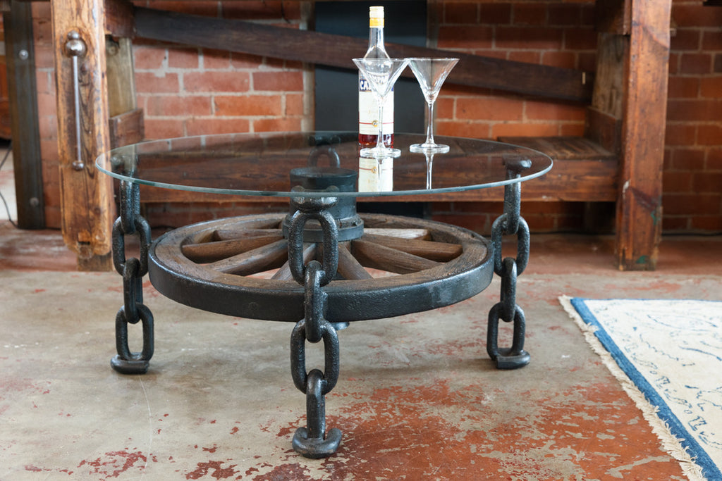 Industrial French Chain Coffee Table