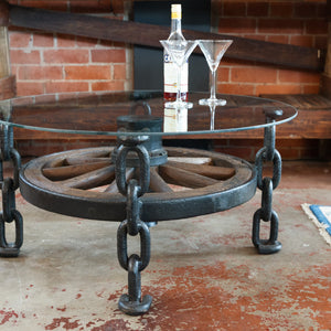 Industrial French Chain Coffee Table