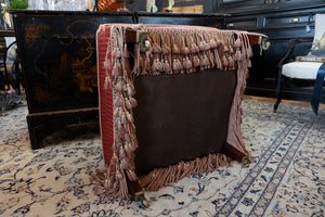 19th Century French Silk Ottoman