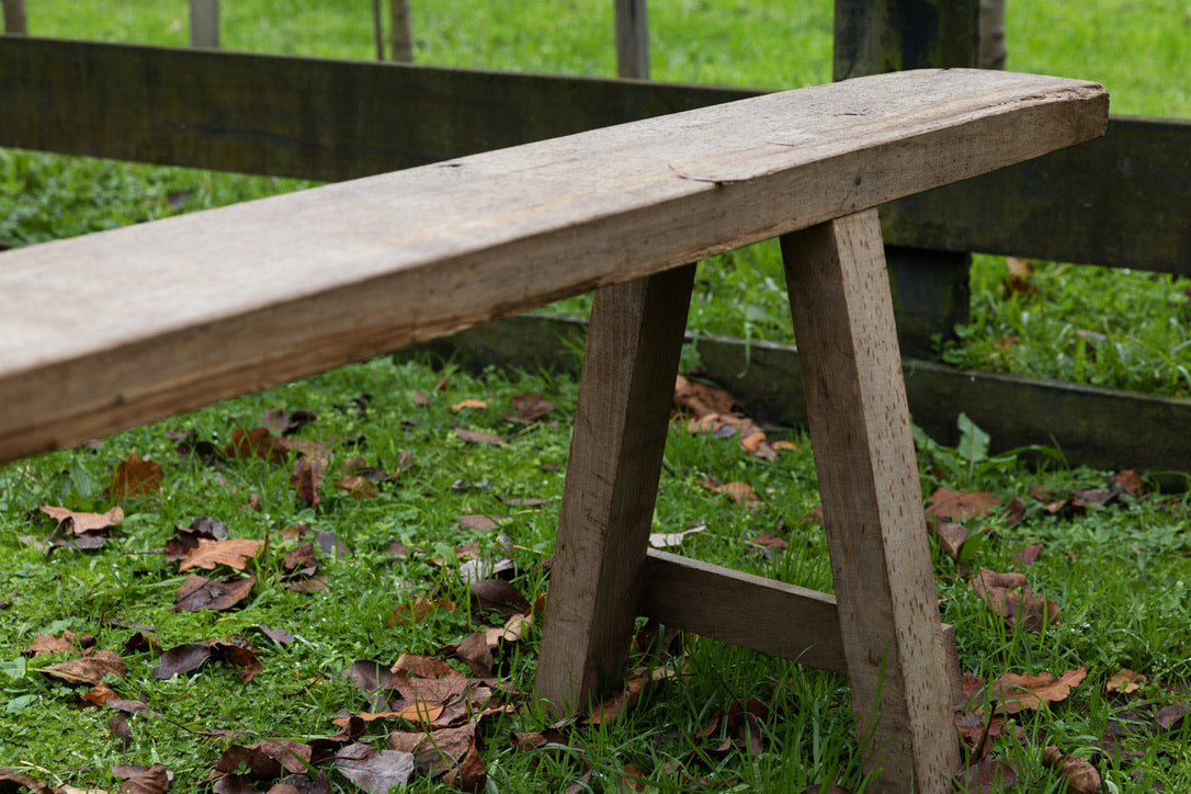 XL Vintage French Oak Bench Seats