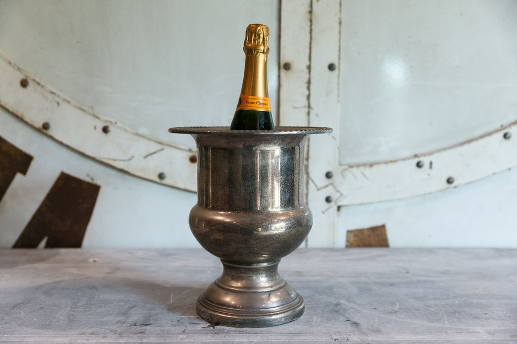 Vintage French Silver Plated Champagne Bucket - No 3