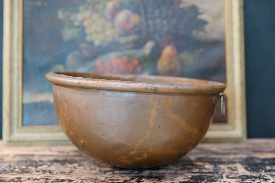 19th Century French Copper Bowl - C1