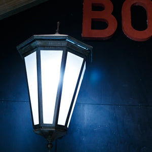 19th Century French Brass Hotel Street Light