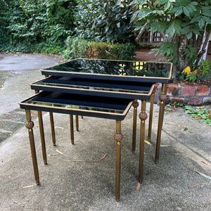 Original French Mid Century Nest Tables