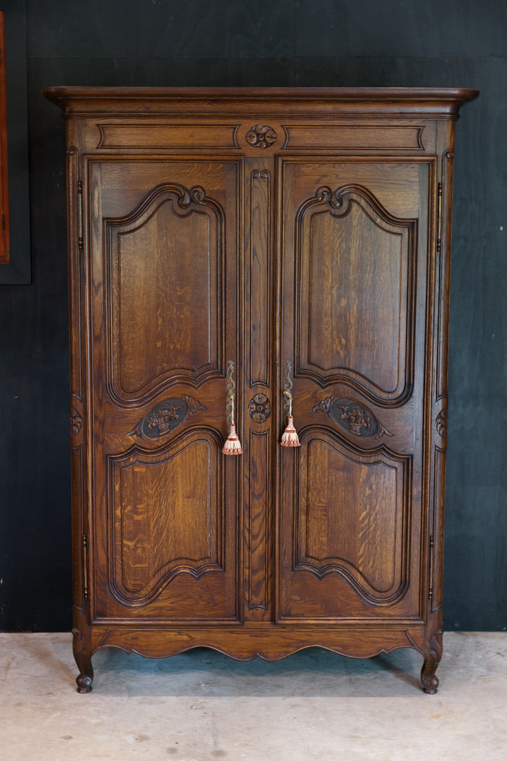 19th Century French Oak Armoire - No 4