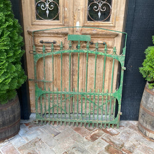 French Green Farmhouse Gate