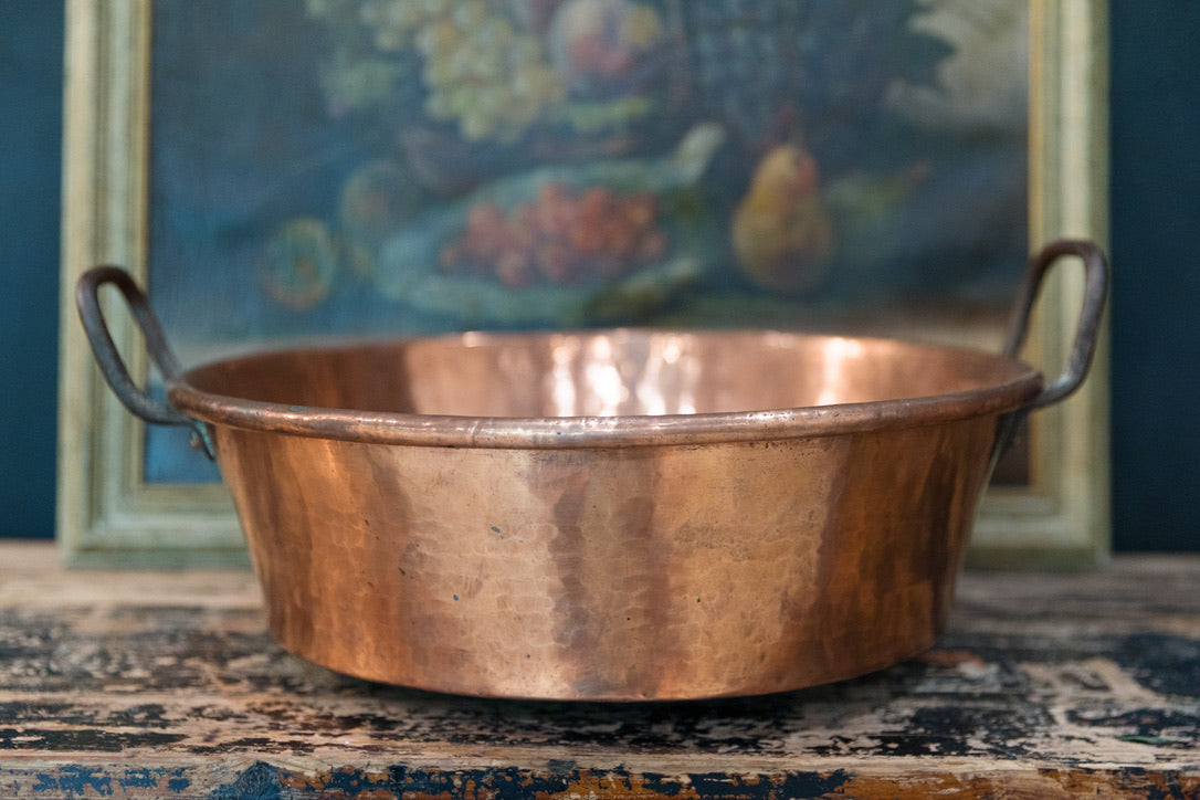 19th Century French Polished Copper Pan - C5