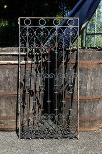 Black French Wrought Iron Grill - No 36