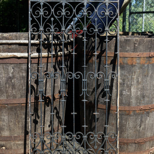 Black French Wrought Iron Grill - No 36