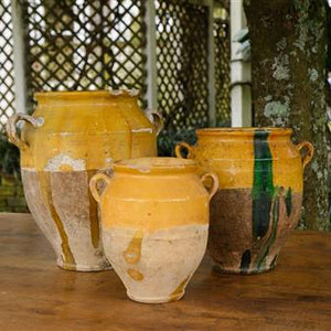 Provence 19th Century Confit Pots