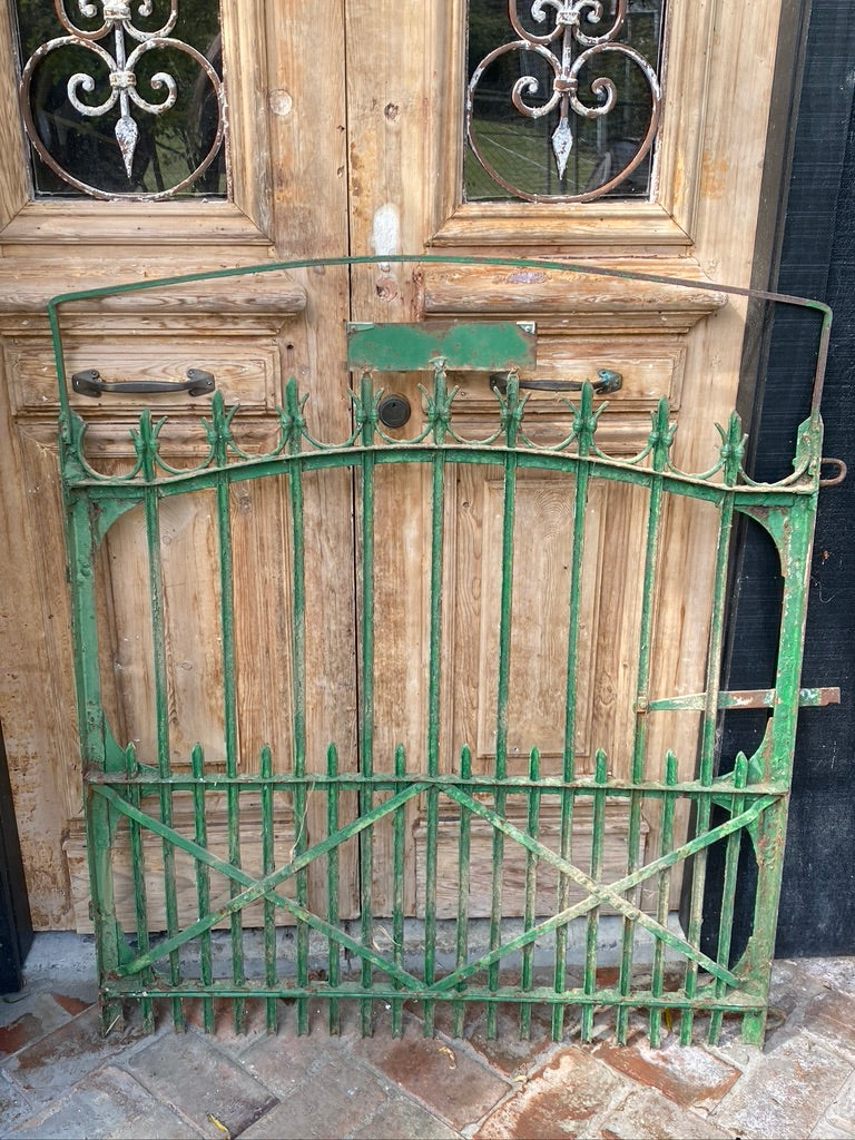 French Green Farmhouse Gate