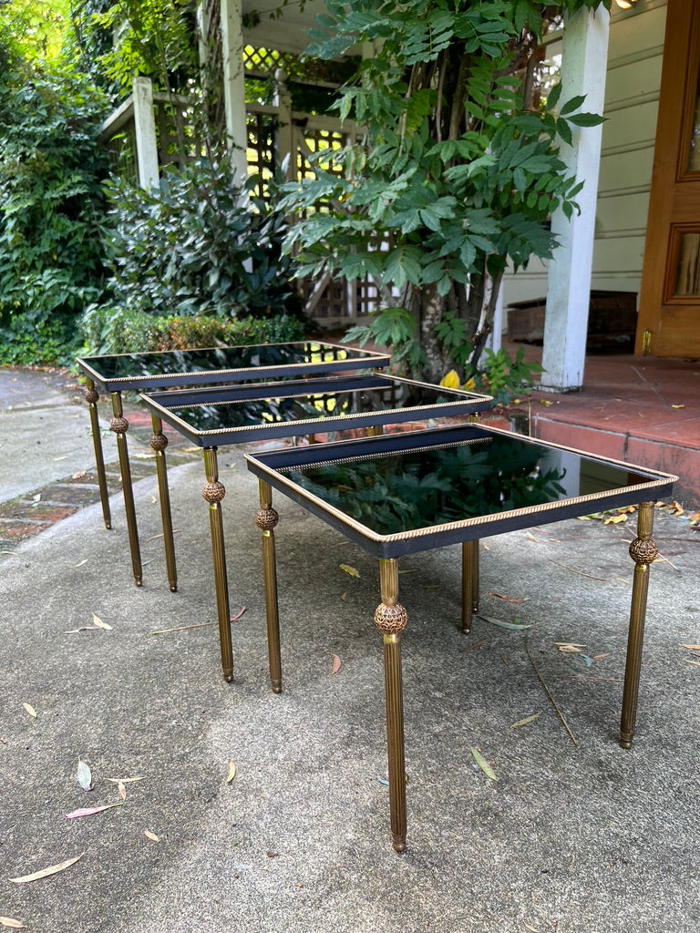 Original French Mid Century Nest Tables