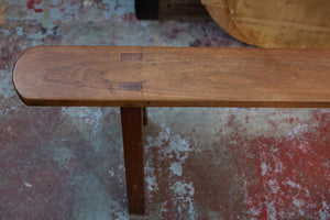 Antique French Cherrywood Bench Seat