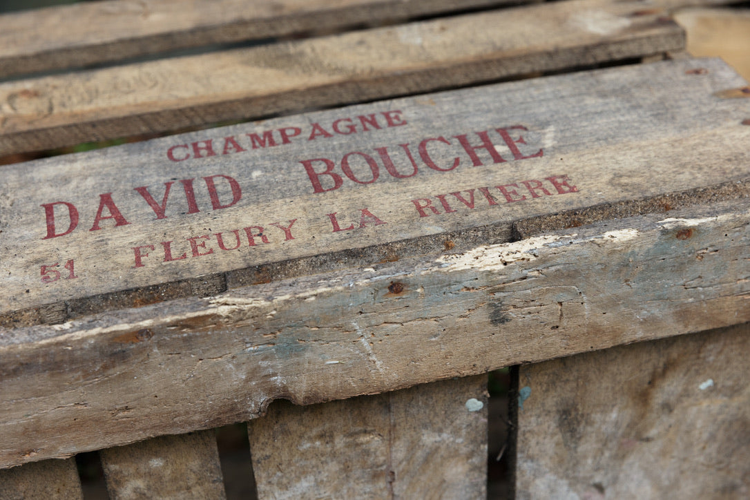Vintage French Champagne Crates