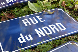 Original French Enamel Street Signs