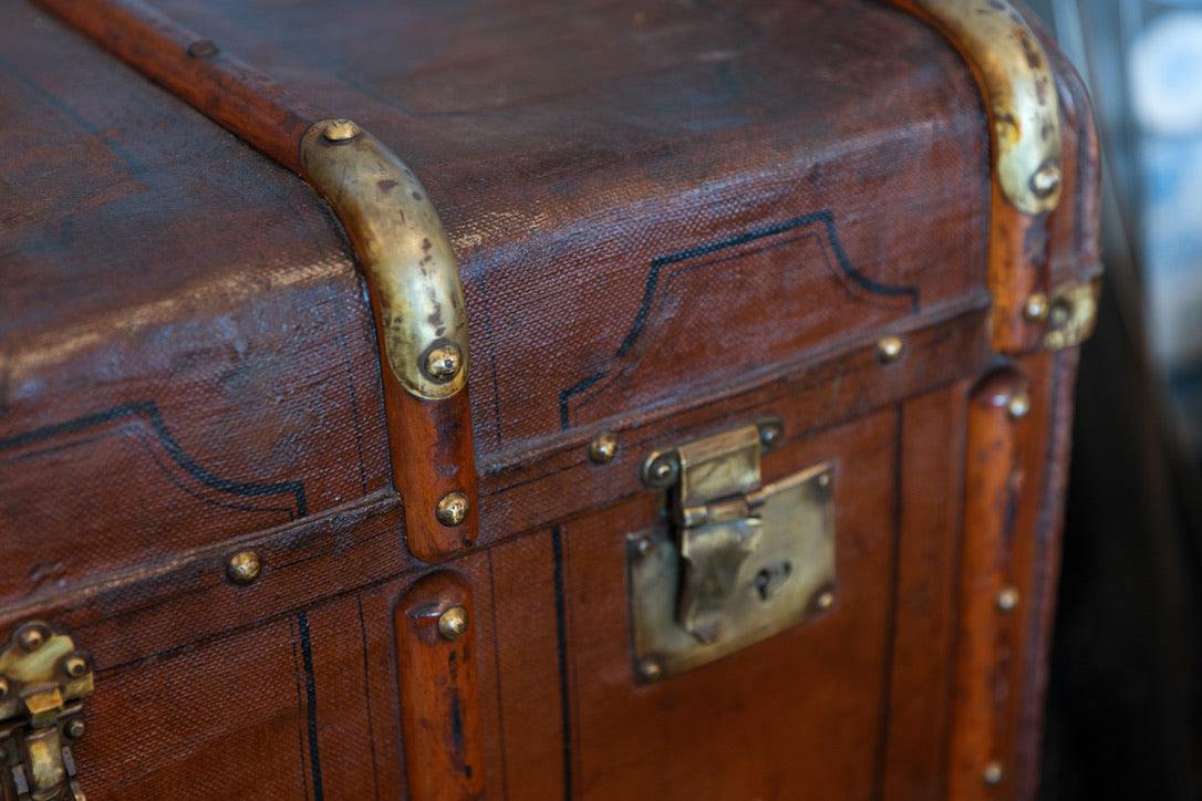 Original French 1920's Travellers Trunk