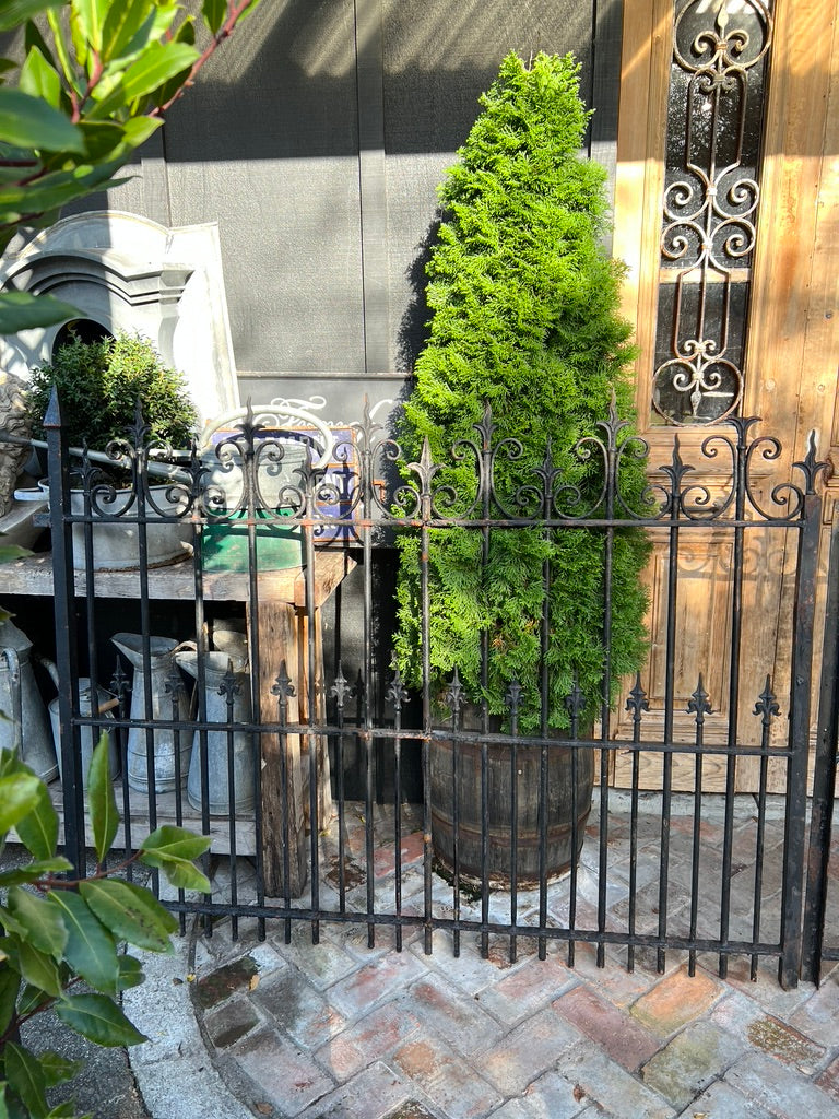 19th Century French Wrought Iron Entrance Gates - No 4