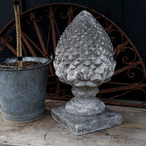 Antique French Stone Pineapple Finial