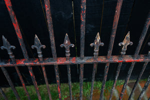 Large French 19th Century Wrought Iron Entrance Gates