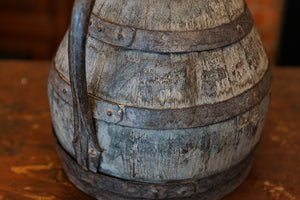19th Century French Wooden Vineyard Jug - No 2