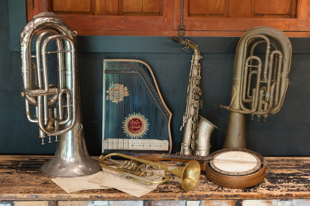 Antique French Music Instruments