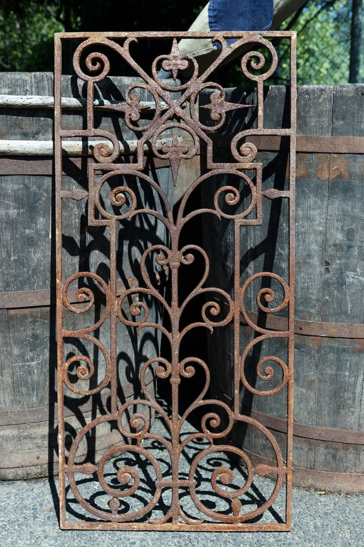French Wrought Iron Grill - No 34