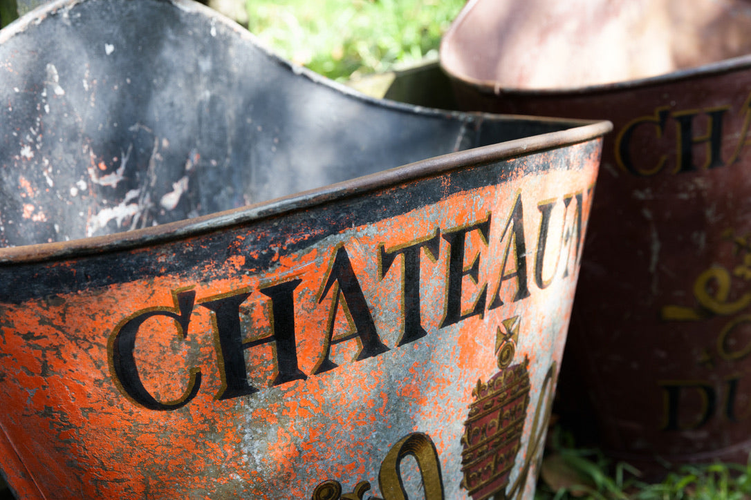 French Zinc Grape Hods - Chateauneuf Du Pape