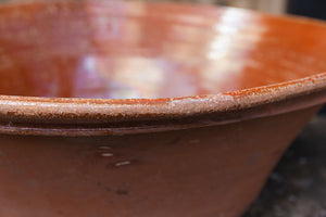 Huge French Terracotta Bowl