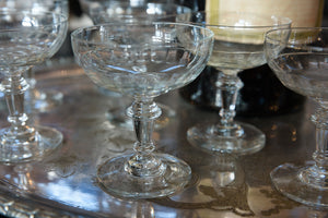 French Glass Coupes - No 2