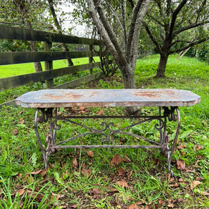 French Metal Garden Table