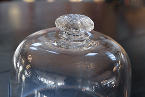 French Antique Glass Dome Cloche - H